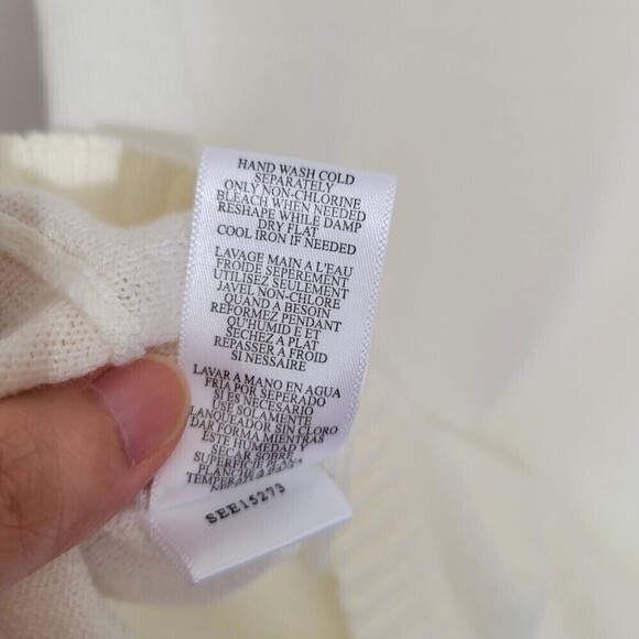 NEW BCBG Maxazria Ivory Cream White Jersey Knit Cap Sleeve Top Size XS - Picture 9 of 10